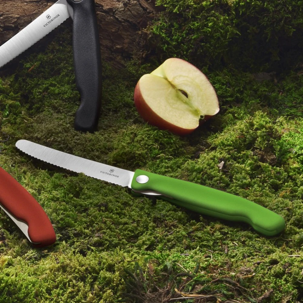 Sammenfoldelig Picnic Kniv Med Takket Blad 4 Sammenfoldelig Picnic Kniv Med Takket Blad - Billede 2