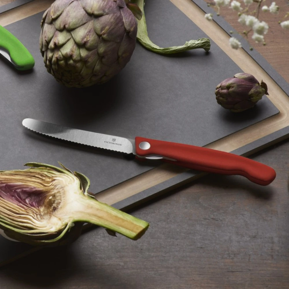 Sammenfoldelig Picnic Kniv Med Takket Blad 5 Sammenfoldelig Picnic Kniv Med Takket Blad - Billede 3
