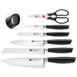 Zwilling Sæt Med Knivblok Med KiS Teknologi 7-dele, Sort -Butik Zwilling 33760500 1 black