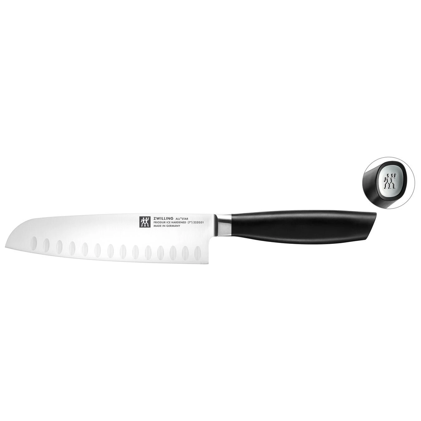 Zwilling Santokukniv 18 Cm, Sølv 3 Zwilling Santokukniv 18 Cm, Sølv