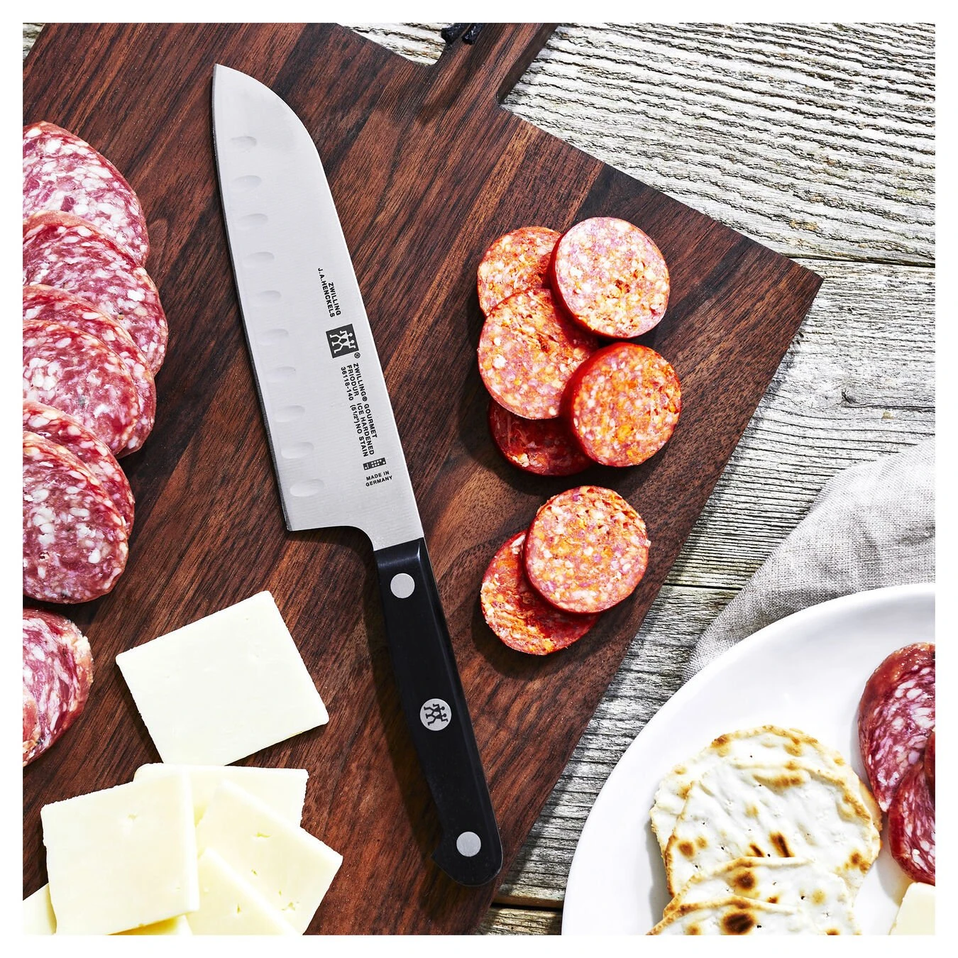 Zwilling Santokukniv 14 Cm, Grantonskær 4 Zwilling Santokukniv 14 Cm, Grantonskær - Billede 3