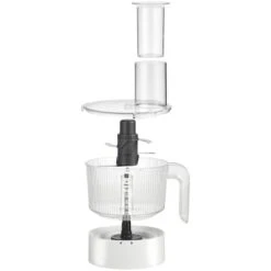 Zwilling Blender Tilbehør 1,2 L, Sølv-Hvid -Butik Zwilling ZW Food Processor Composing Weiss